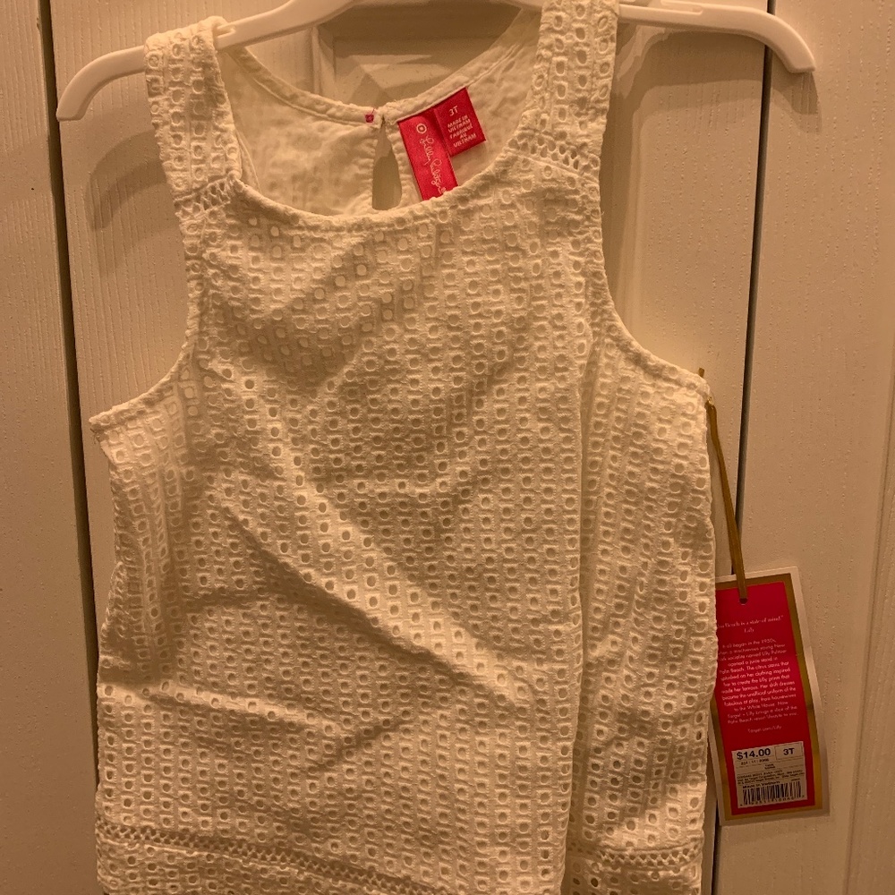 NWT toddler eyelet top